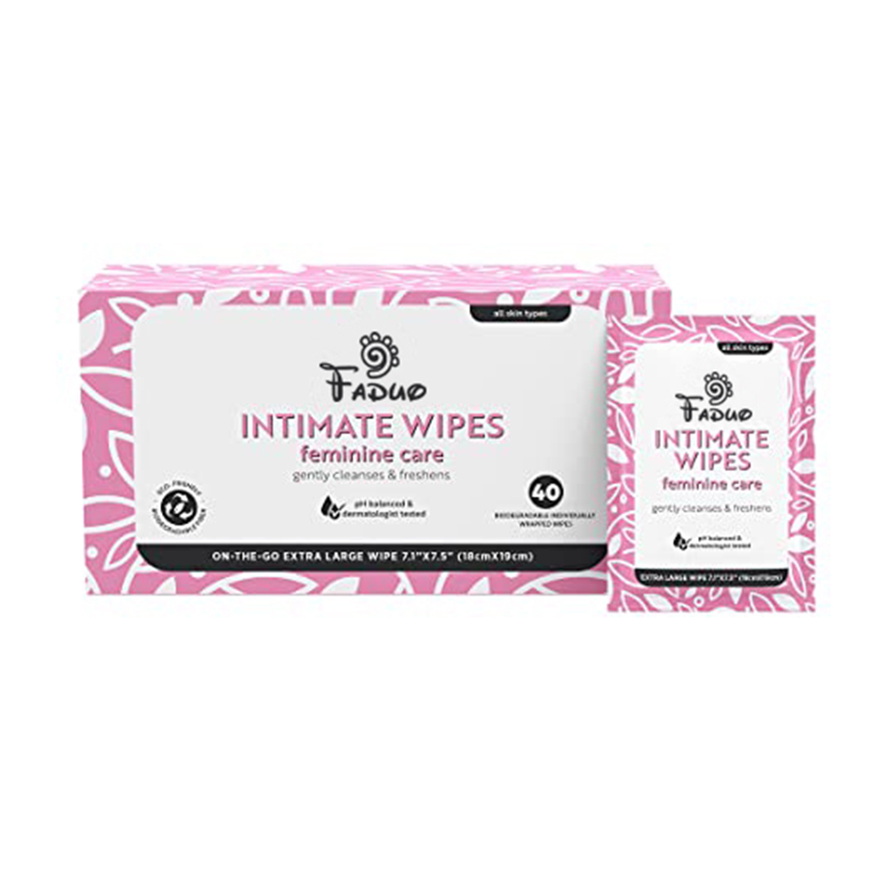 Portable Single Wrapped Intimate Wipes 