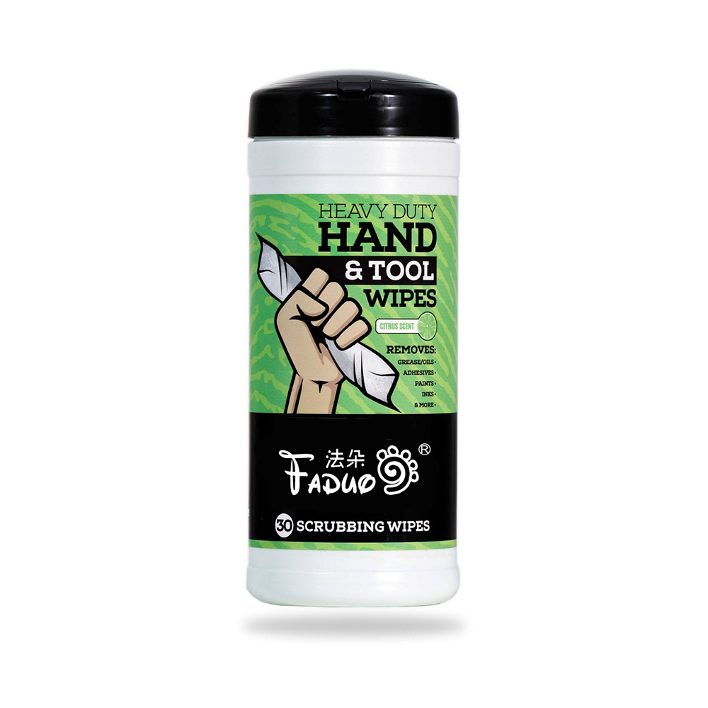 30 Counts Heavy Duty Hand&Tool Scrubbing Wipes