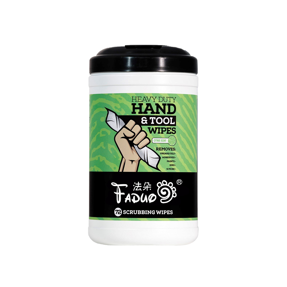 72 Counts Heavy Duty Hand&Tool Scrubbing Wipes