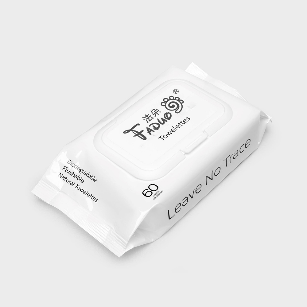 FADUO Biodegradable Flushable Natural Wipes