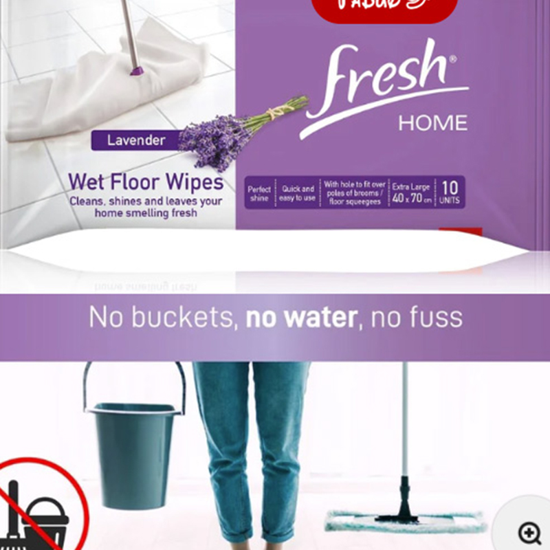 10 Count Lavender Scent Floor Wipes