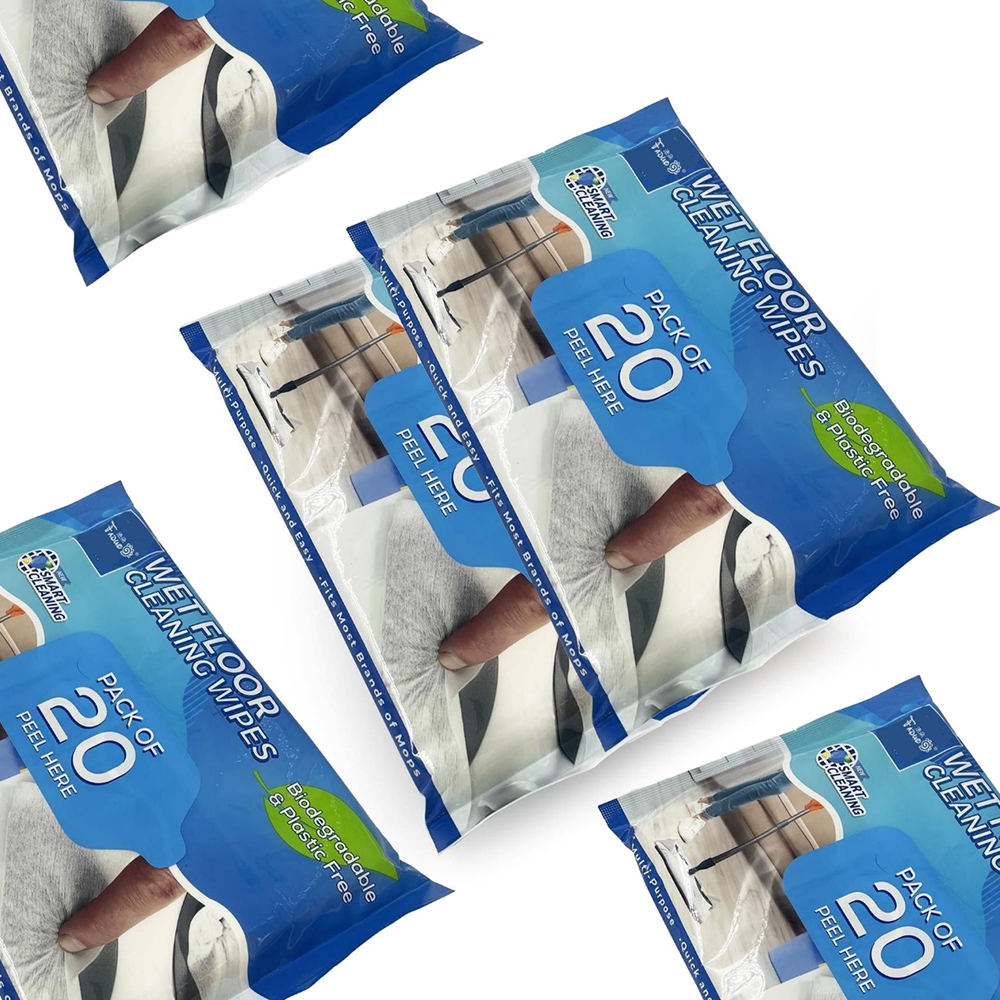 20 Count Floor Mop Cloths Floor Cleansing Wipes