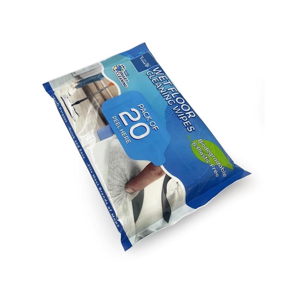 20 Count Floor Mop Cloths Floor Cleansing Wipes