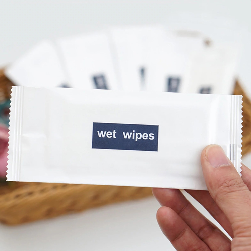 Single Wrapped Portable Cleansing Wipes